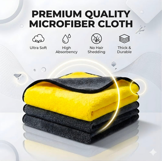 Premium Microfiber Cleaning Cloth – Ultra Soft, Highly Absorbent &amp; Streak-Free Cleaning
